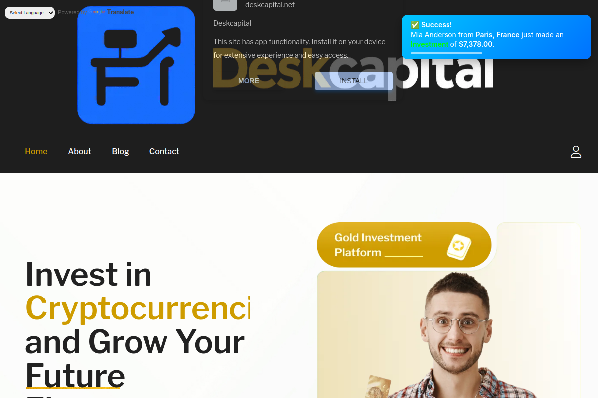 deskcapital.net Review | Is DeskCapital Legit? Investment Platform Risk & User Awareness deskcapital.net Review | Is DeskCapital Legit? Investment Platform Risk & User Awareness
