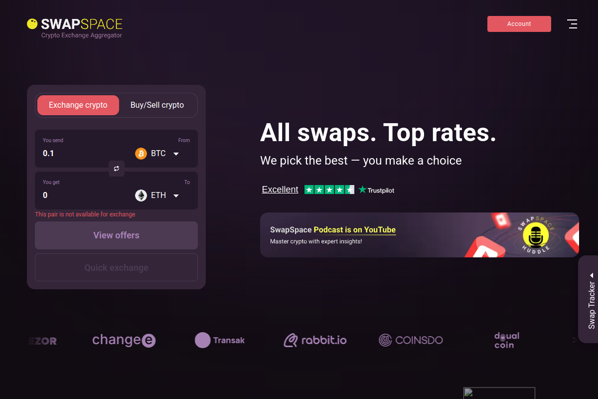 swapspace.co Review | Is SwapSpace Legit? Crypto Exchange Aggregator Risk & User Awareness swapspace.co Review | Is SwapSpace Legit? Crypto Exchange Aggregator Risk & User Awareness