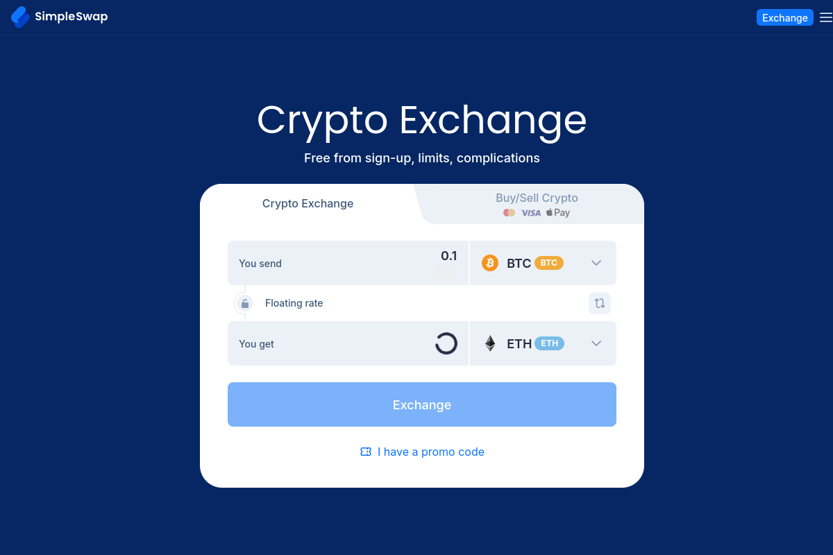 simpleswap.io Review | Is SimpleSwap Legit? Crypto Exchange Platform Risk & User Awareness screenshot 1868