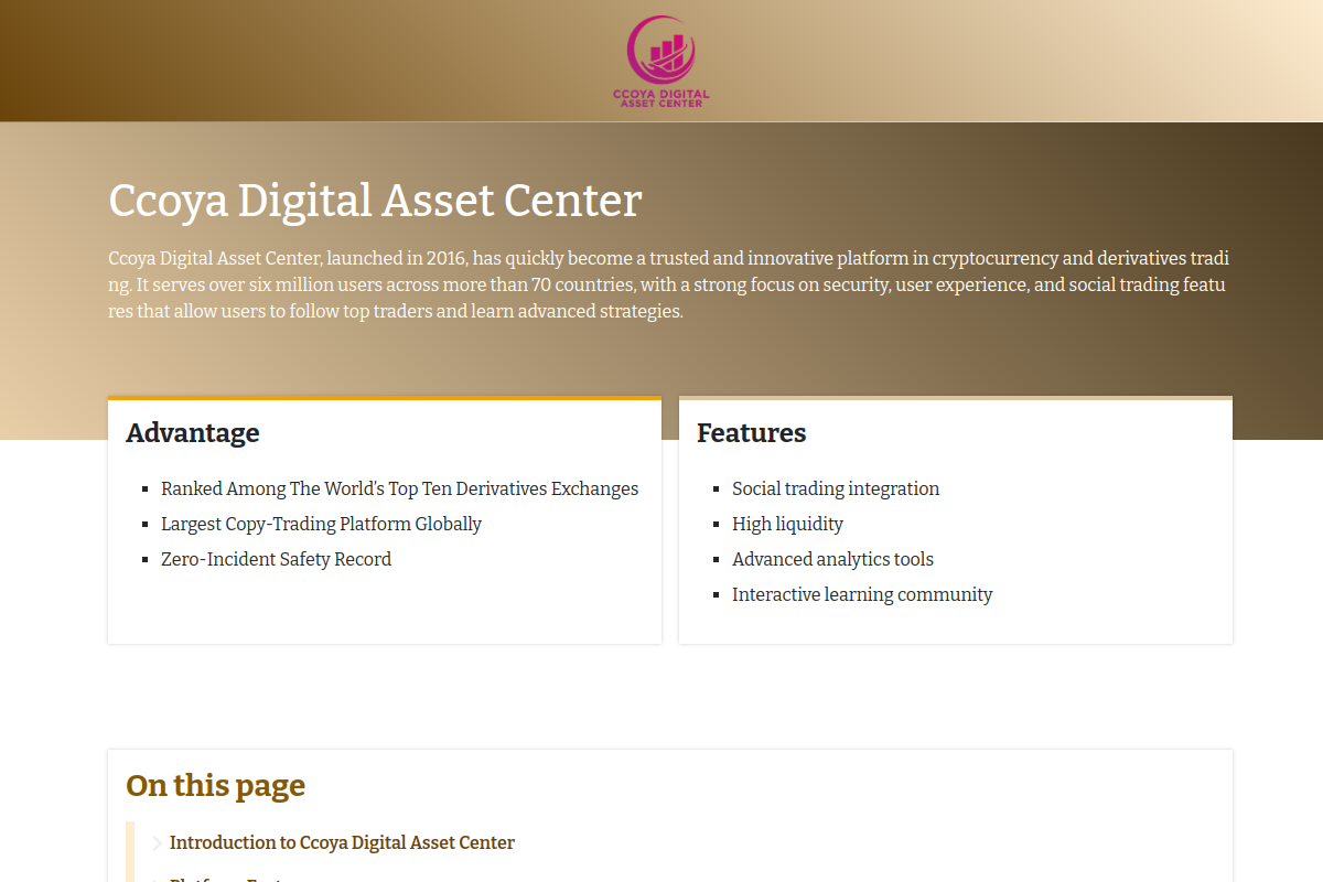 ccoya-asset.center Review | Is CCOYA Asset Center Legit? ccoya-asset.center Review | Is CCOYA Asset Center Legit?