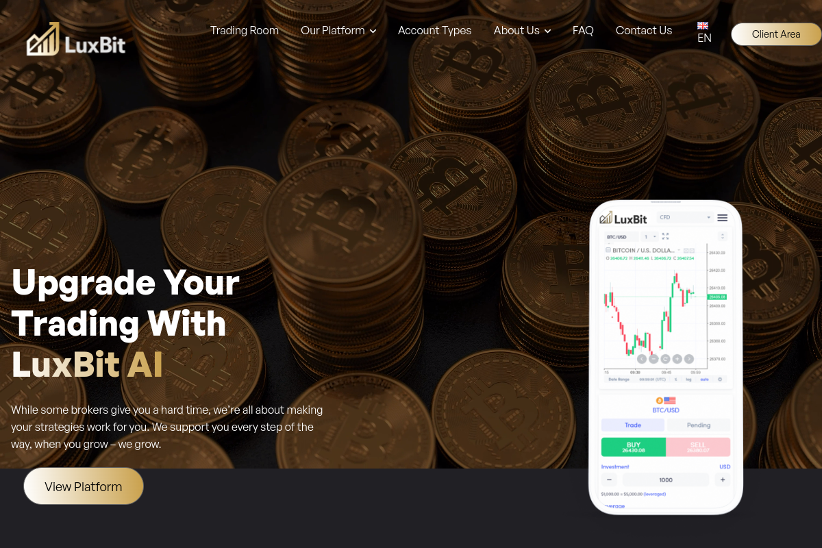 luxbit.ai Review | Is LuxBit Legit? AI Crypto Trading Platform Risk & User Awareness