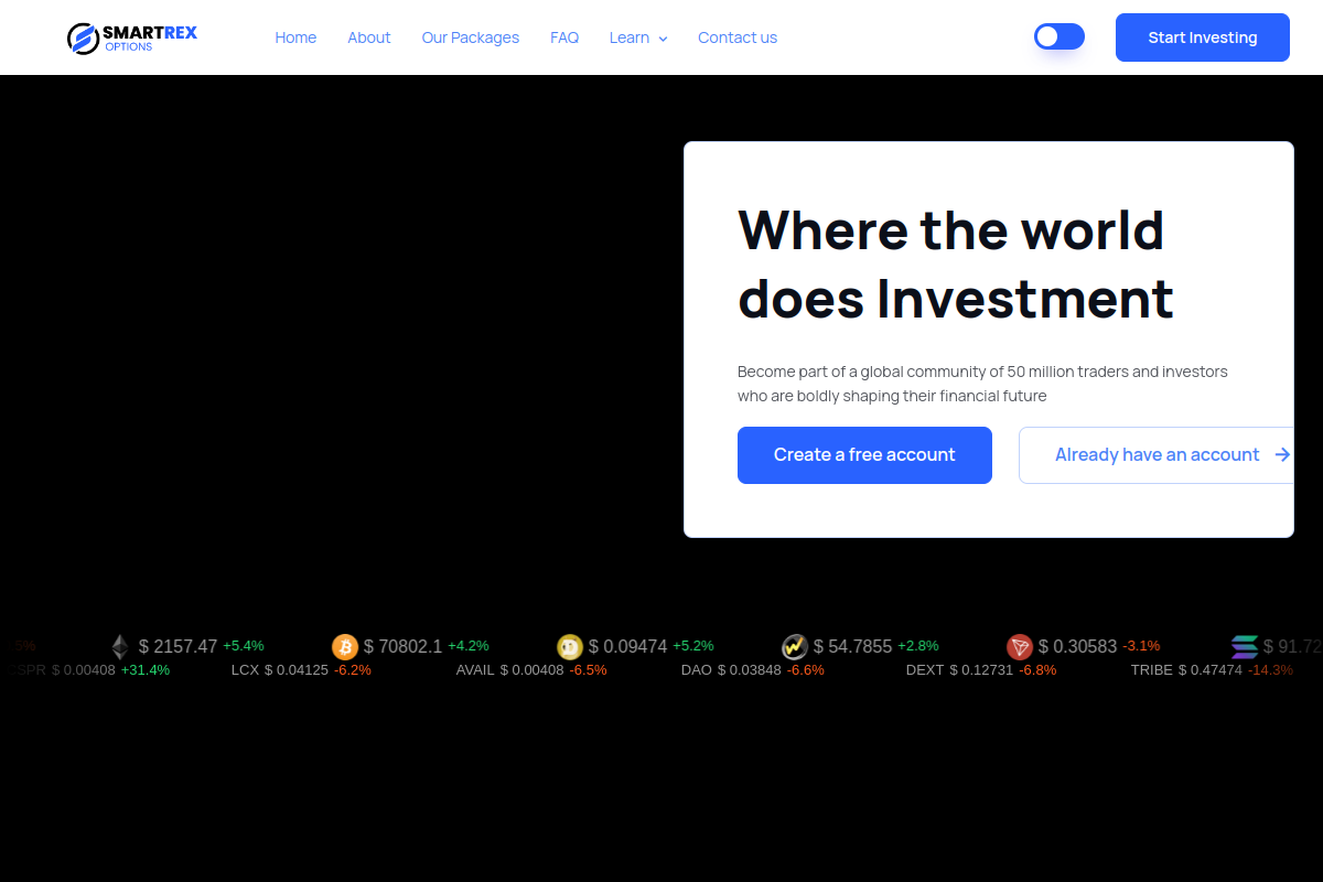 smartrexoptions.com Review | Is SmartRex Options Legit?