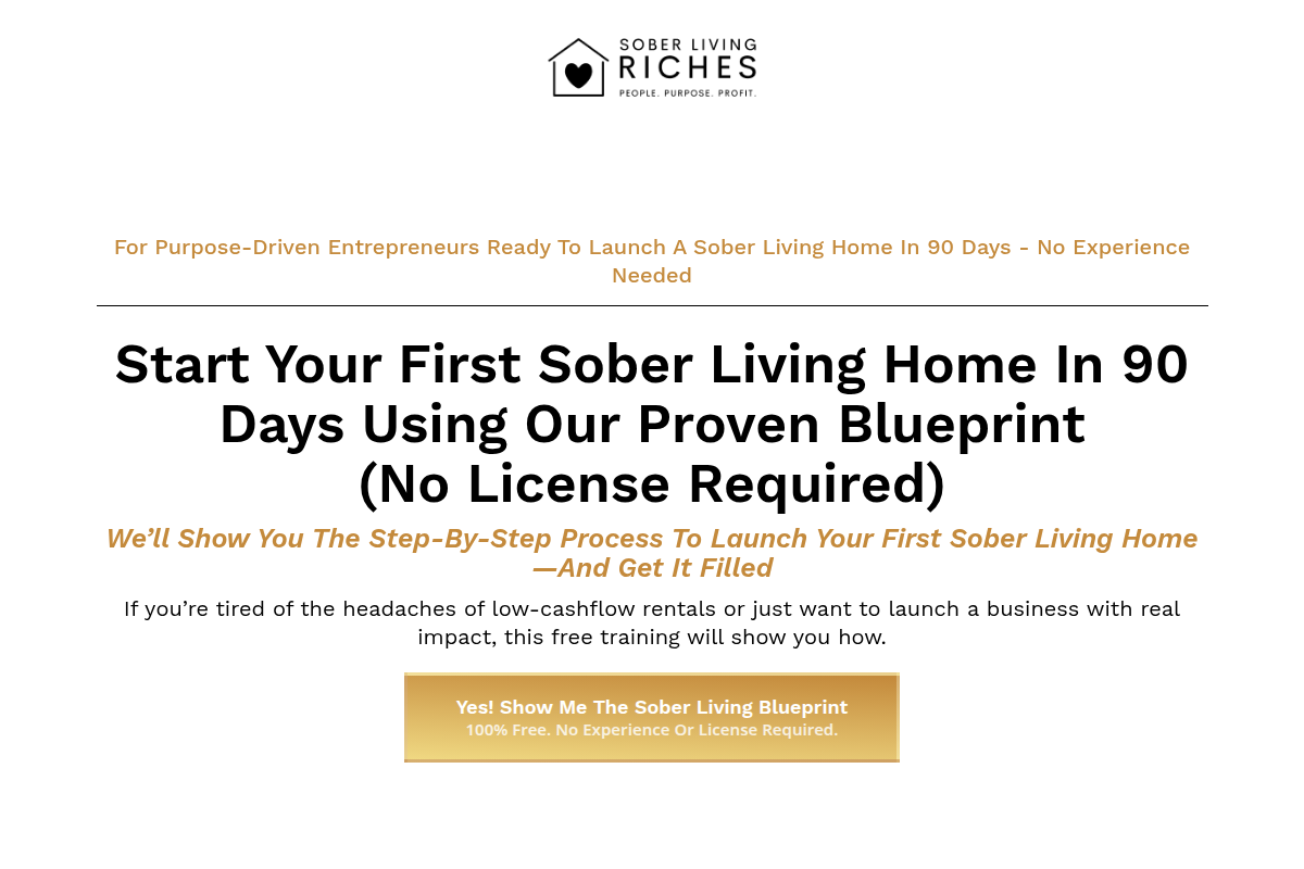 soberlivingriches.com Review | Is Sober Living Riches Legit? Online Platform Risk & User Awareness