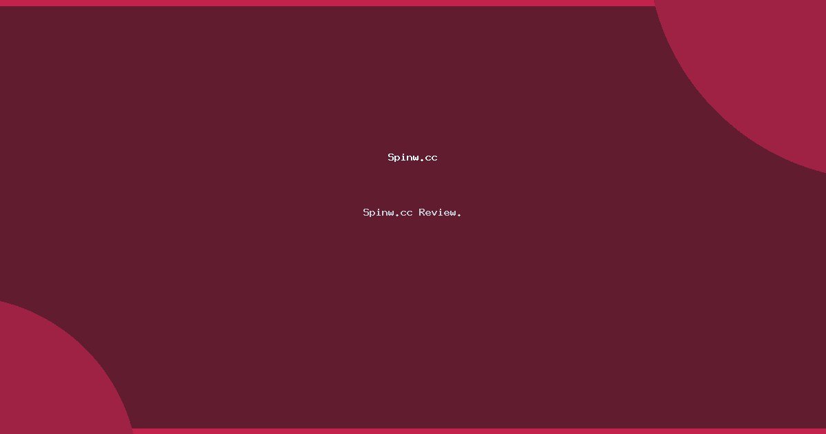 Spinw.cc Review.