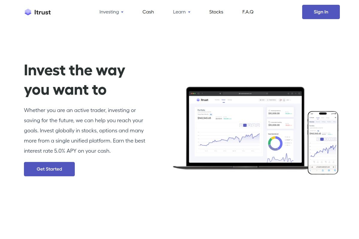 itrustinvestment.com Review | Is ITrust Investment Legit or Scam? Investment Platform Warning