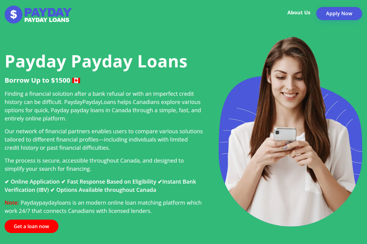 Paydaypaydayloans.ca Review.