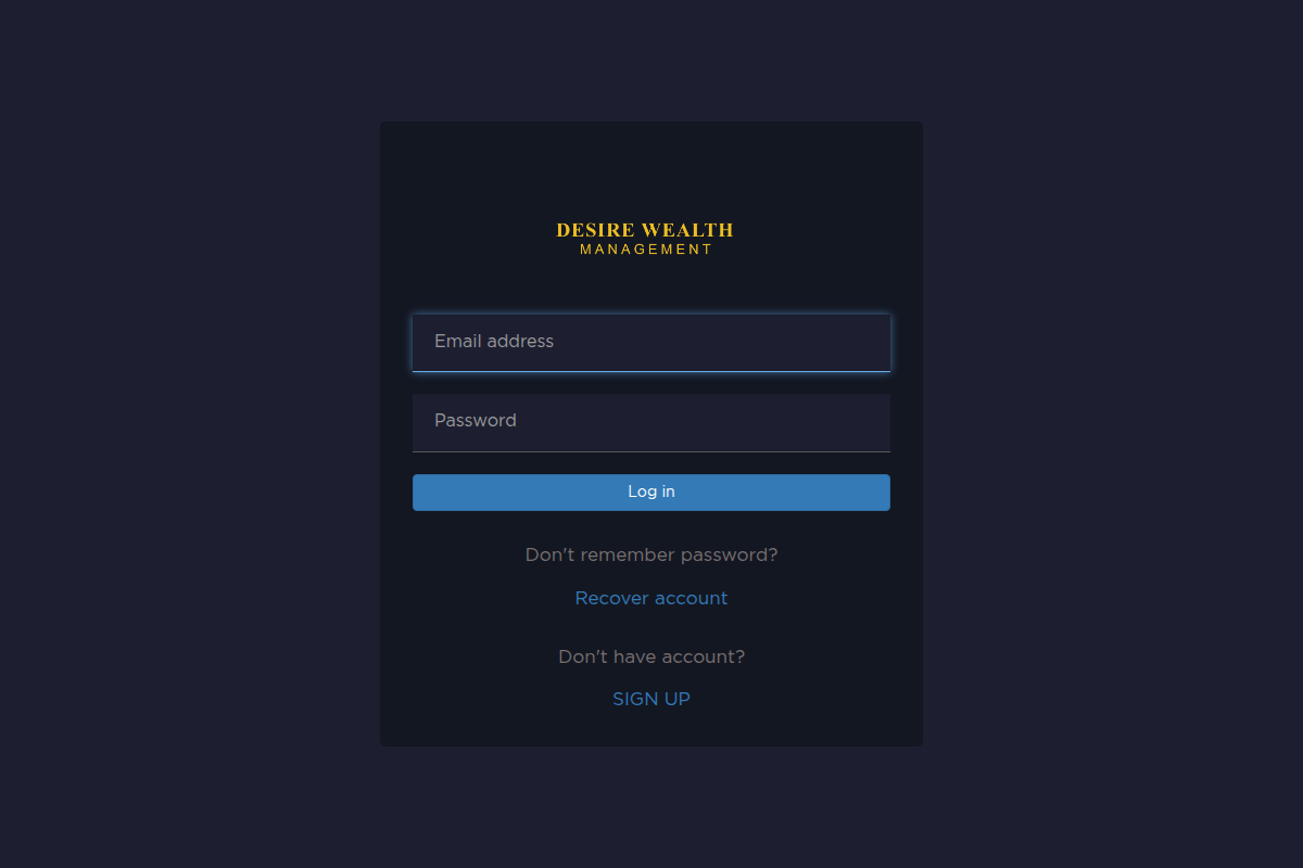 site-desirewealthmanagement.com Review | Is Desire Wealth Management Legit or Scam?