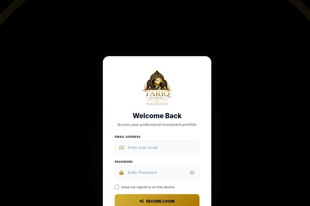 Tariqglobalinc.com Review | Is Tariq Global Inc Legit or Scam? Investment Platform Warning