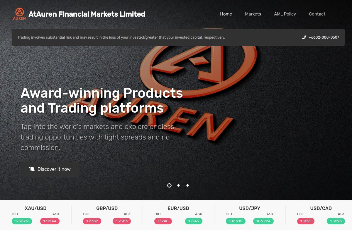 Aurenfin.com Review | Is Auren Financial Markets Legit or Scam? Broker Warning