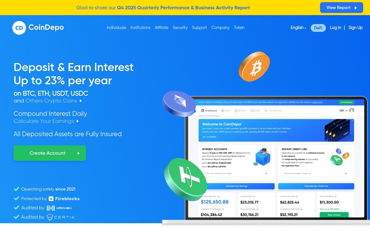 coindepo.com Review | Is CoinDepo Legit or Scam? High-Yield Crypto Platform Warning