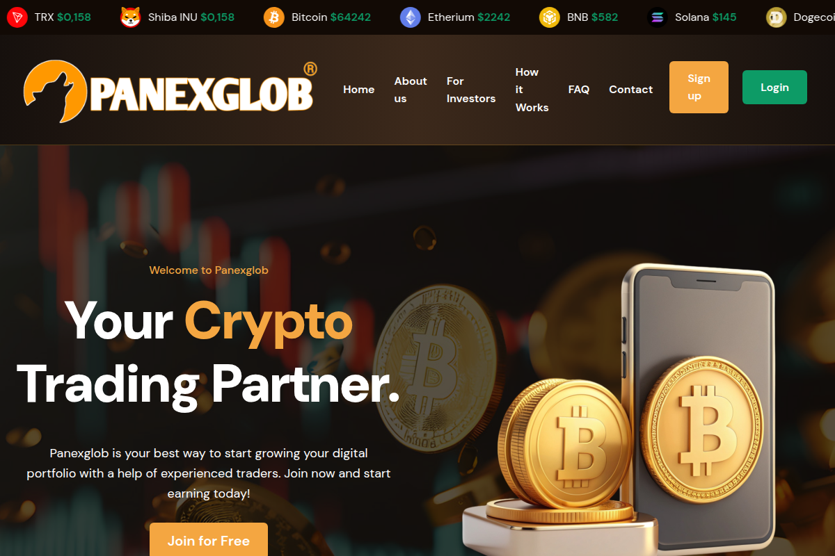 panexglob.com Review | Is Panexglob Legit or Scam? Investment Platform Warning