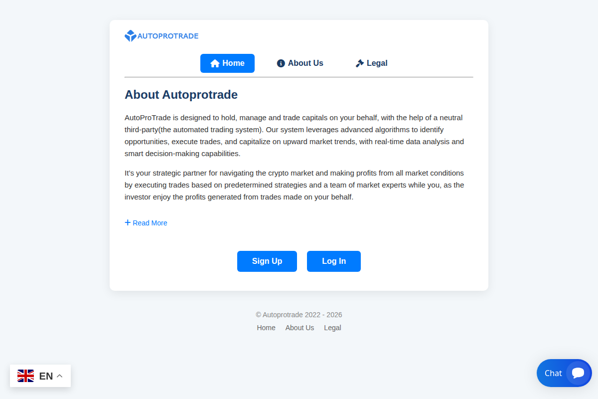 autoprotrade.com Review | Automated Trading Platform Risk Overview