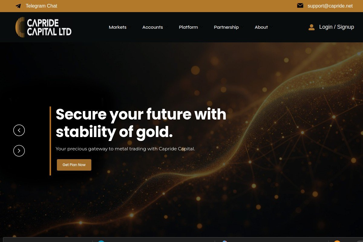capridecapital.com Review | Is Capride Capital Legit or Scam? Investment Platform Warning