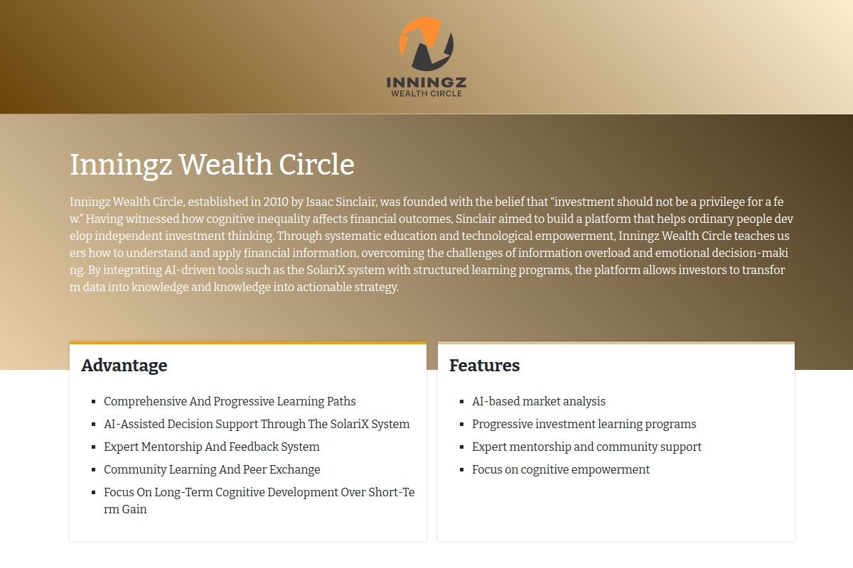 inningz-wealth.com Review | Is Inningz Wealth Legit or Scam? Investment Platform Warning