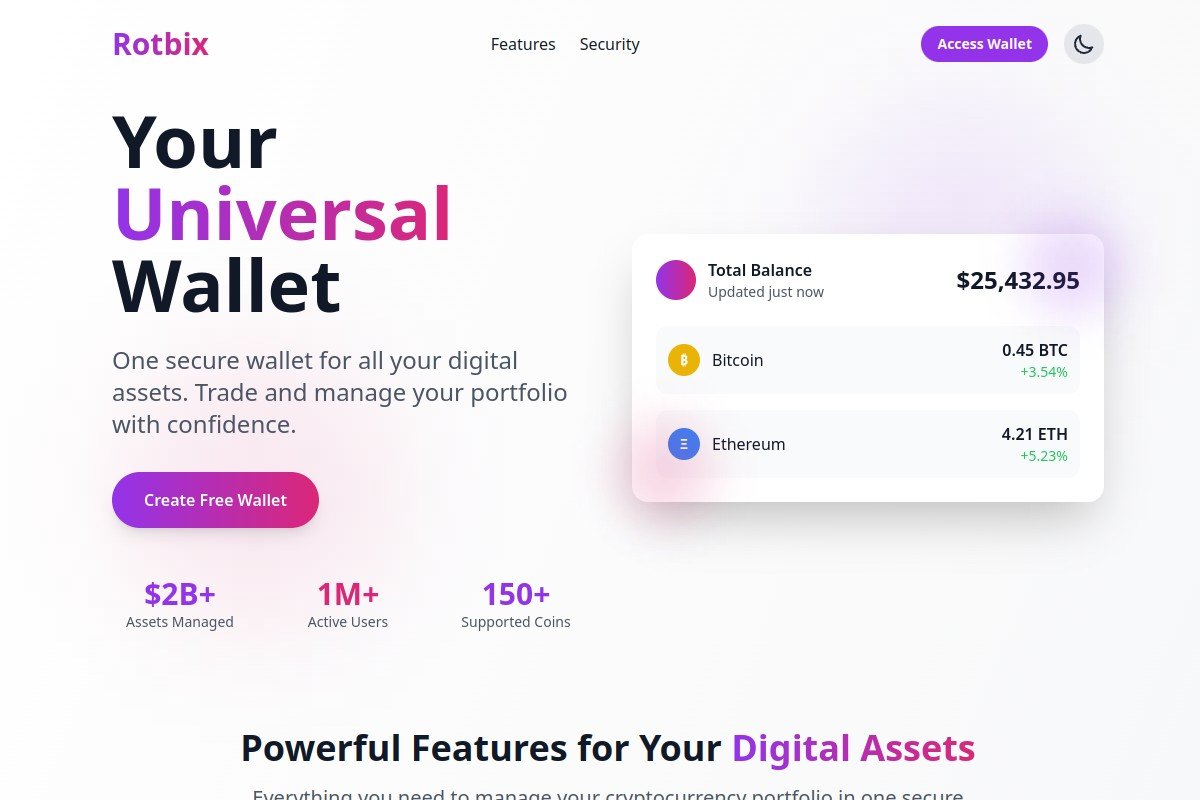 rotbix.com Review | Is Rotbix Wallet Legit or Scam? Crypto Wallet Investigation & Warning Signs