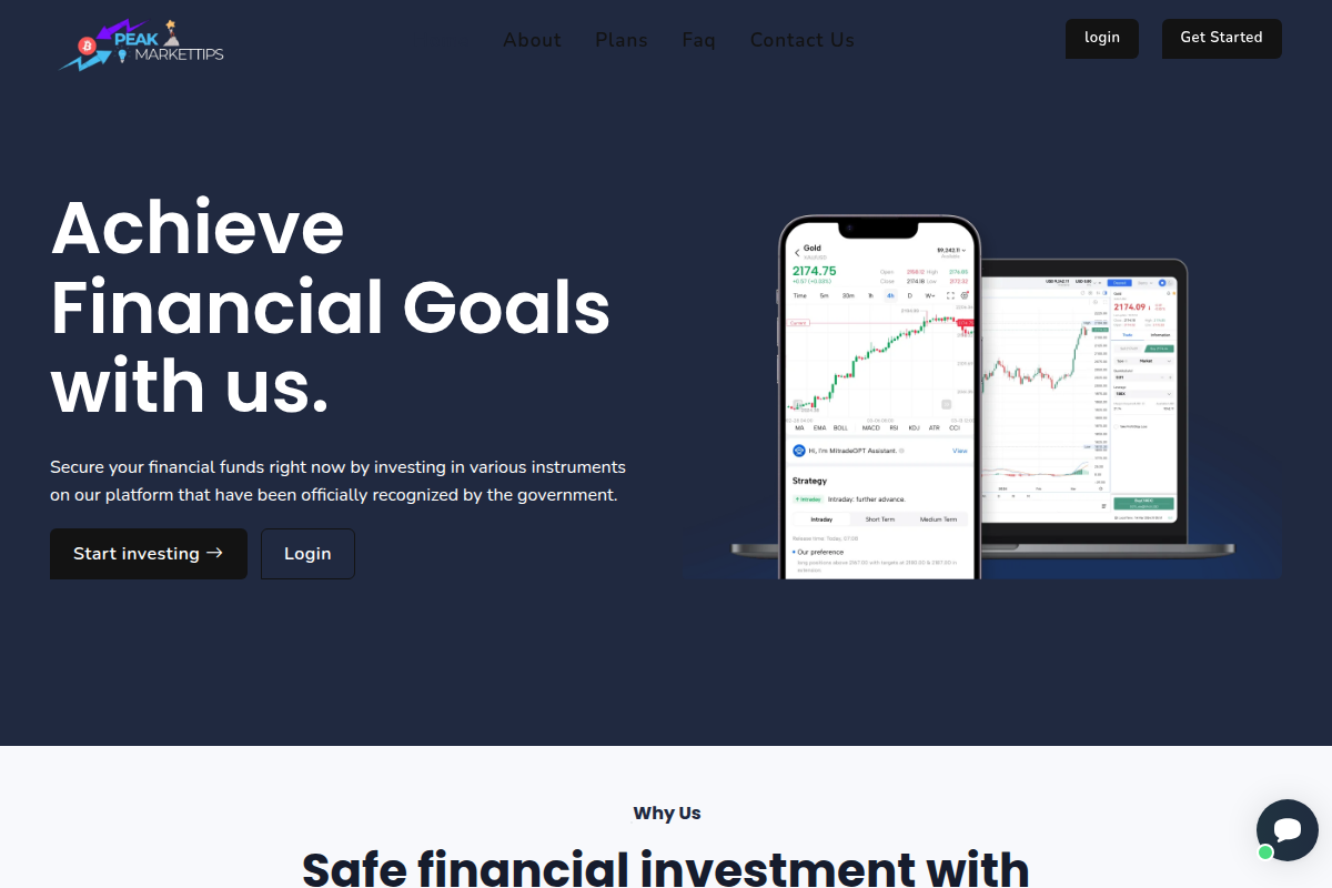 peakmarkettip.com Review | Is Peak Market Tip Legit or Scam? Trading Signal Warning