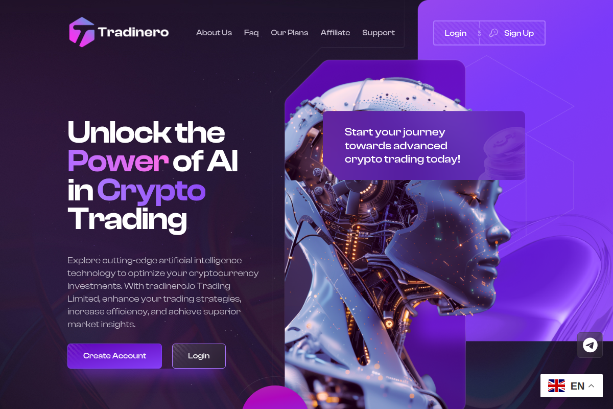 tradinero.io Review | Is Tradinero Legit or Scam? AI Crypto Trading Platform Investigation