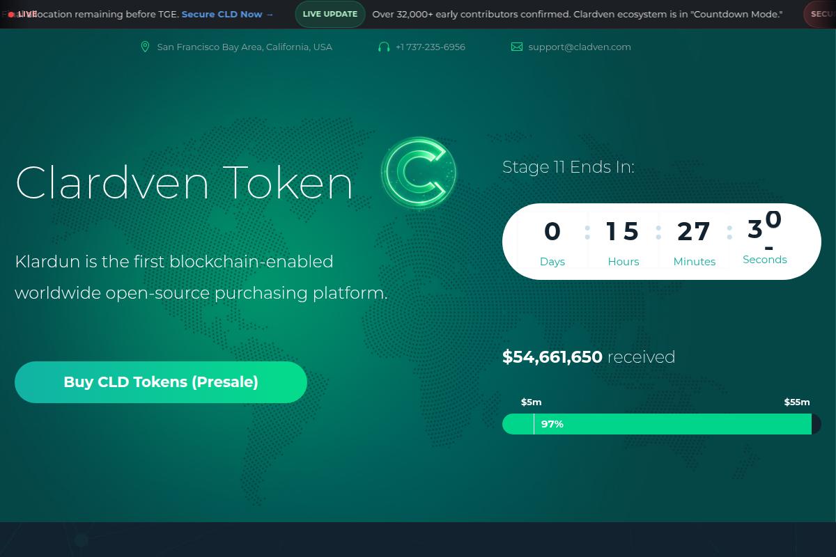 clardven.com Review | Is Clardven Legit or Scam? Crypto Presale Investigation & Warning Signs