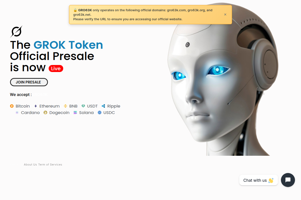 gro63k.com Review | Is Gro63K Legit or Scam? Fake AI Crypto Platform Warning