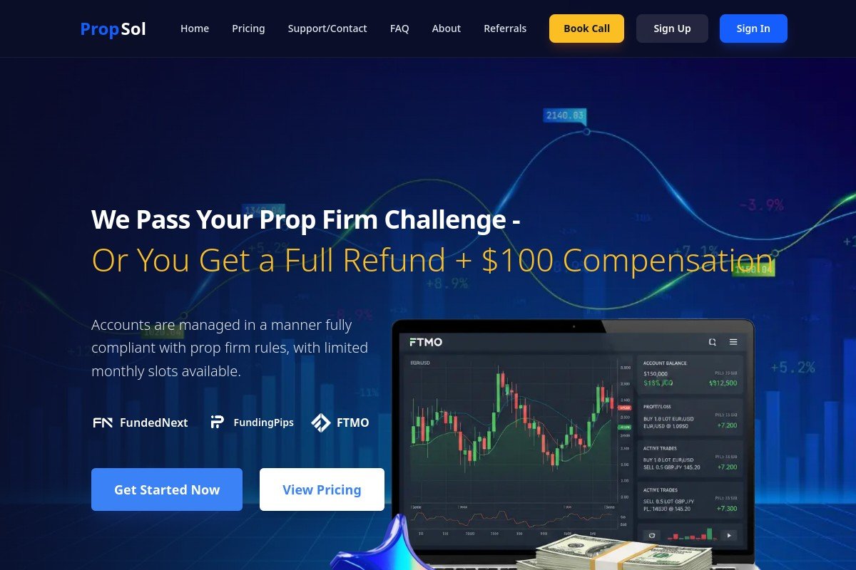 Propfirmsol.com Review.