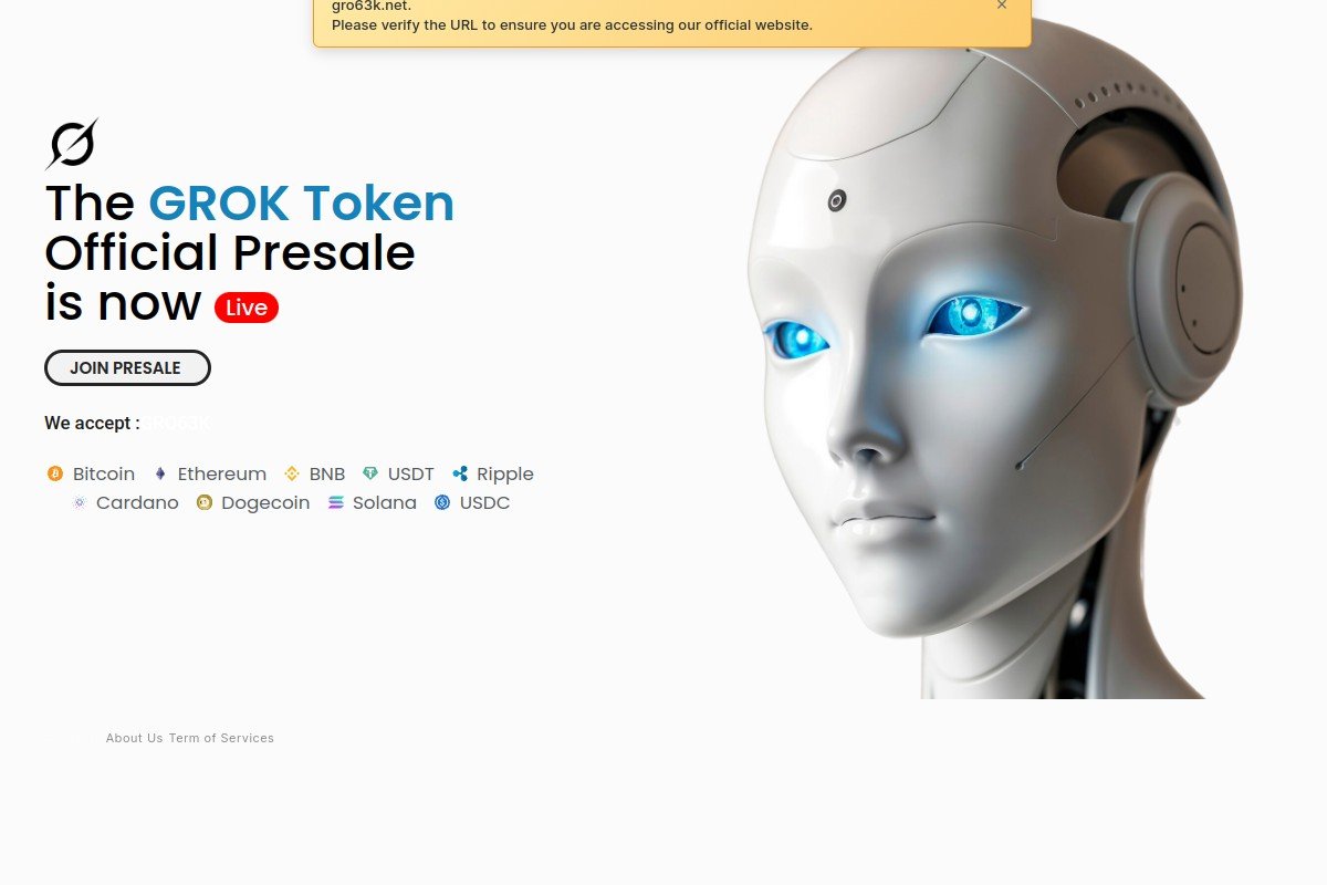 gro63k.com Review | Is Gro63K Legit or Scam? Fake AI Crypto Platform Warning