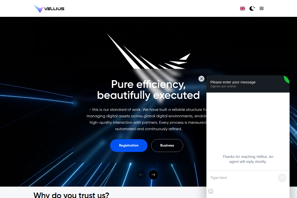 vellius.com Review | Is Vellius Legit or Scam? AI Investment Platform Investigation & Warning Signs