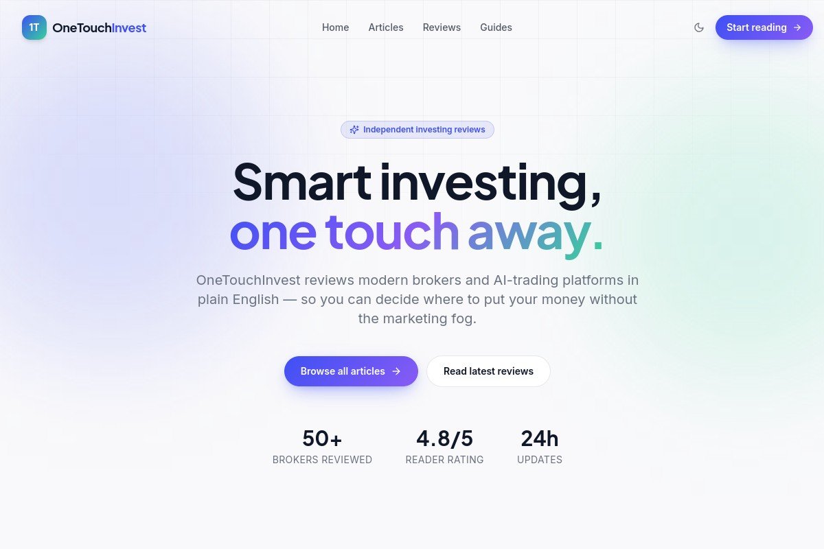 Onetouchinvest.com Review.