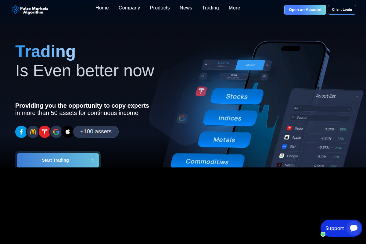 pulsemarketsalgo.com Review | Is Pulse Markets Algorithm Legit or Scam? FCA Warning