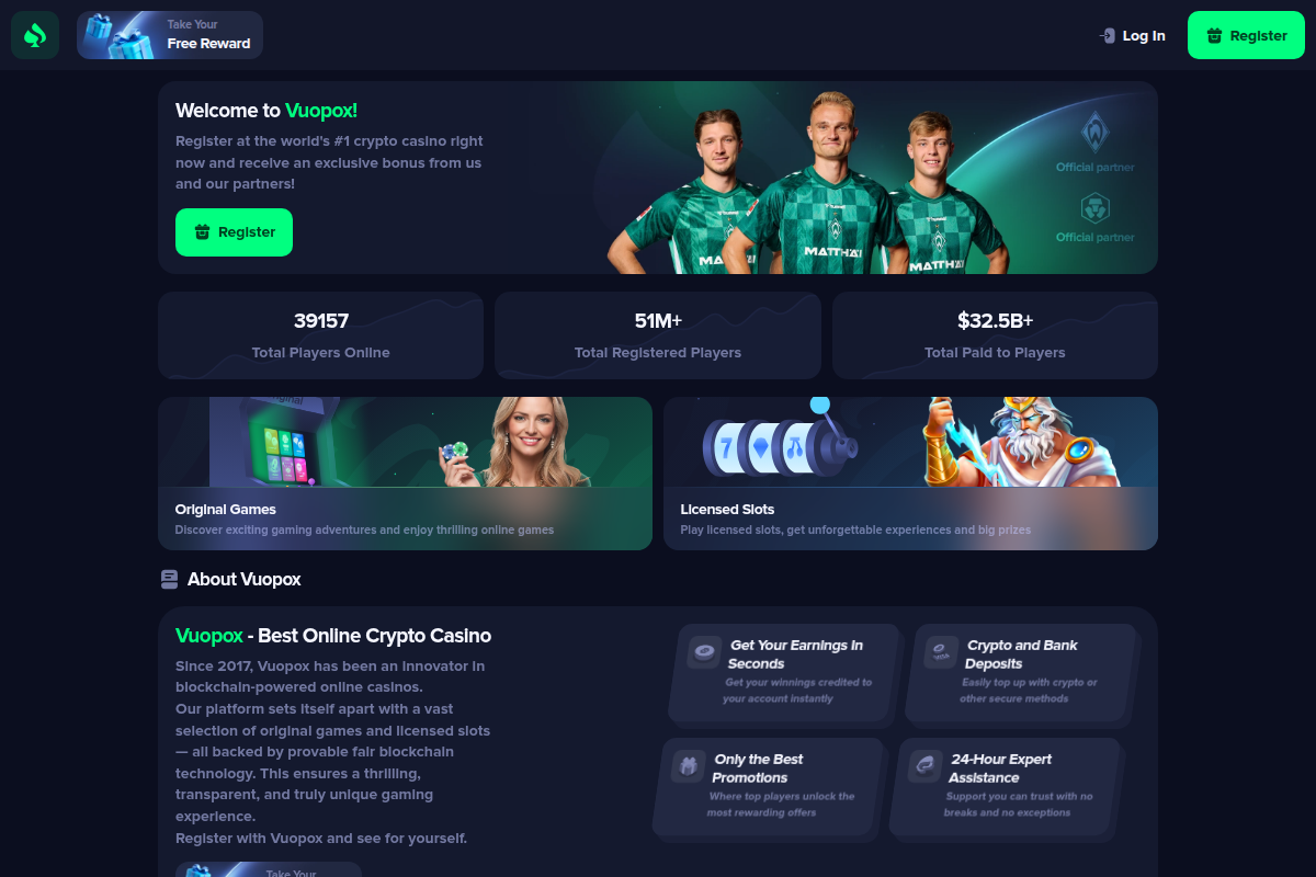 Vuopox.com Review | Is Vuopox Legit or Scam? Crypto Casino Investigation & Warning Signs