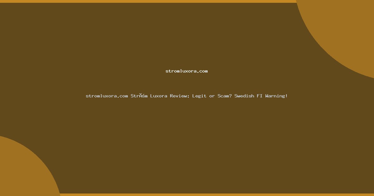 featured stromluxora com 74800