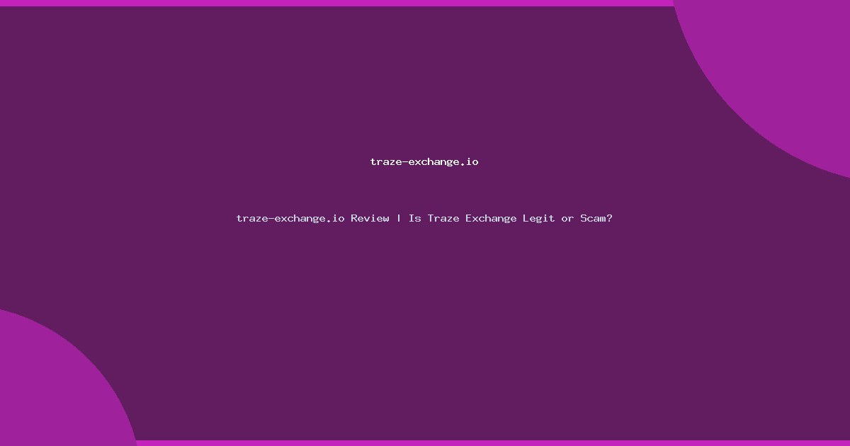 featured traze exchange io 68878