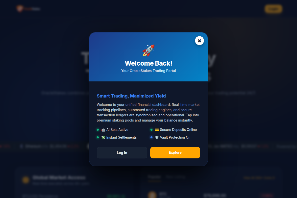 oraclesstakes.com Review | Is Oracle Stakes Legit or Scam? Investment Platform Warning