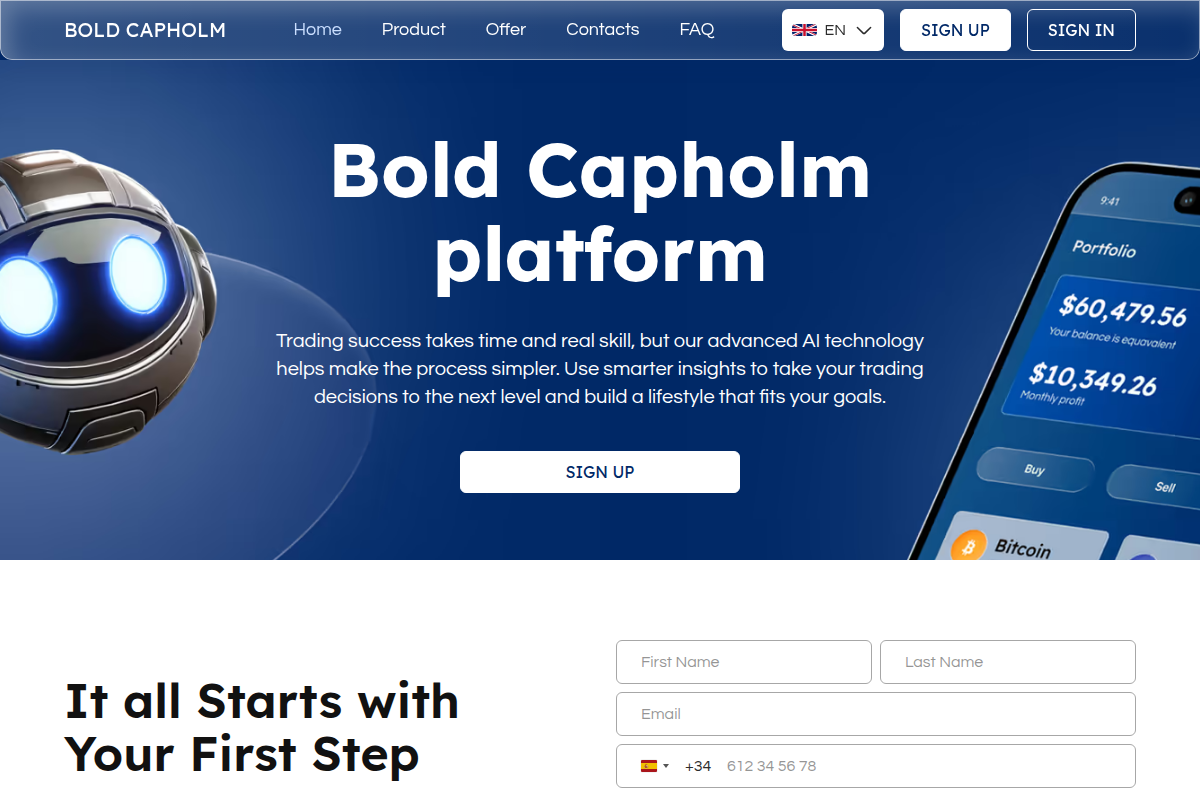 BOLD-CAPHOLM.COM SCAM ALERT: OFFICIAL ASIC REGULATORY WATCHDOG BLACKLIST EXPOSED