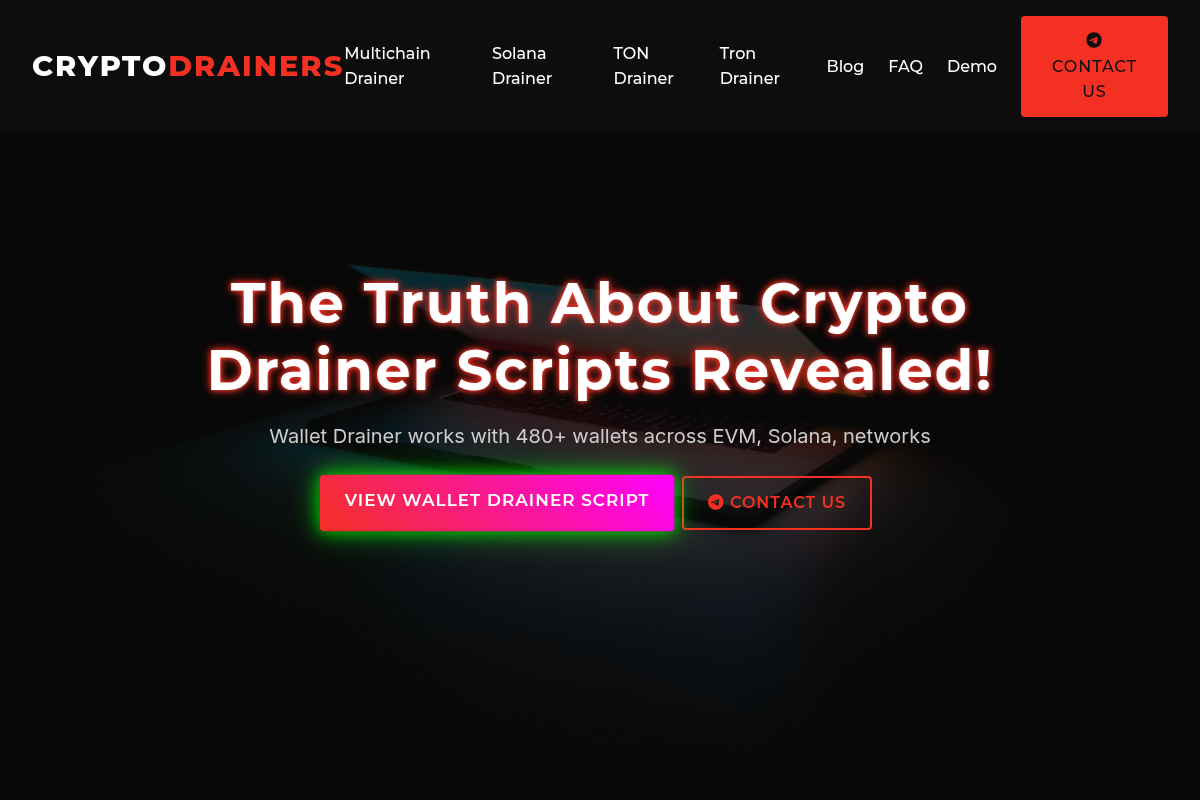 drainerkits.com Review | Crypto Wallet Drainer Scam Explained | Phishing Kit Warning
