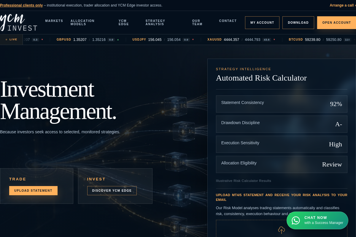 YCM-INVEST.COM EXPOSED: CLONE BROKER & PROPRIETARY FUNDING DEPOSIT TRAP