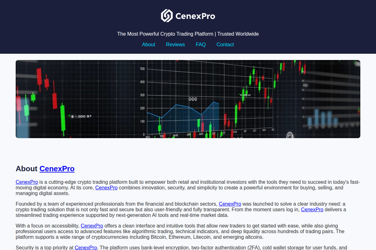 Cenexpro.com Review | Is CenexPro Legit? Trading Platform Risk & User Awareness