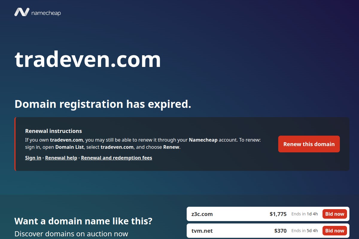 TRADEVEN.COM SCAM WARNING: TRAPPED WITHDRAWALS AND FAKE FEES EXPOSED