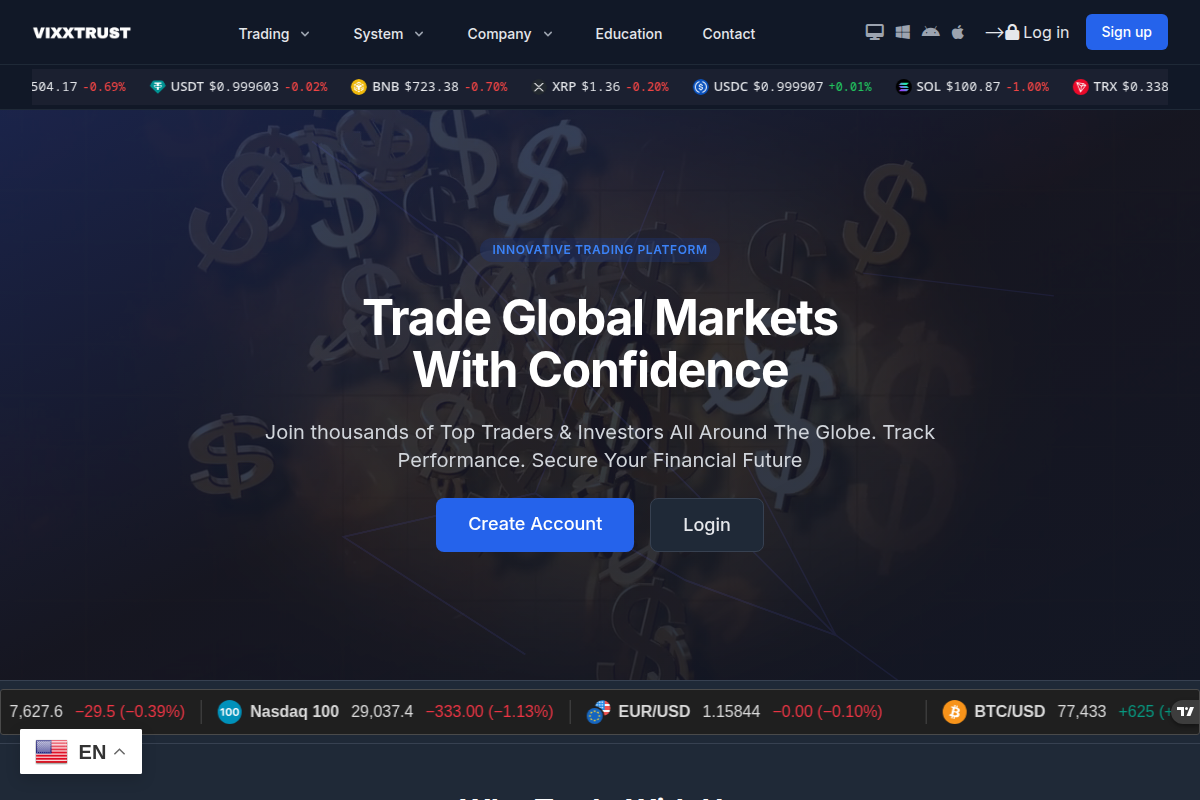 VIXXTRUST.com Scam Alert | Unregulated Broker & Withdrawal Warning