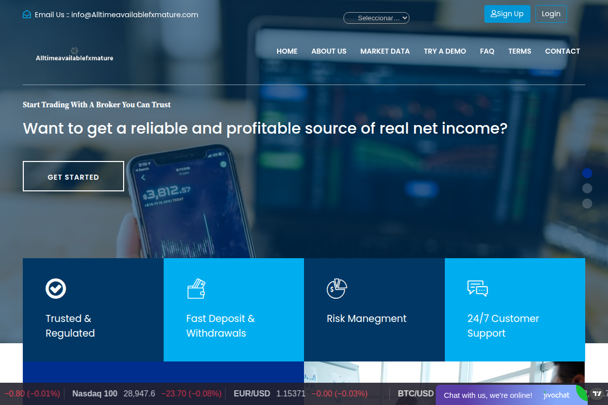 AllTimeAvailableFXMature.com – Legit or Scam? Forex Investment Platform Warning
