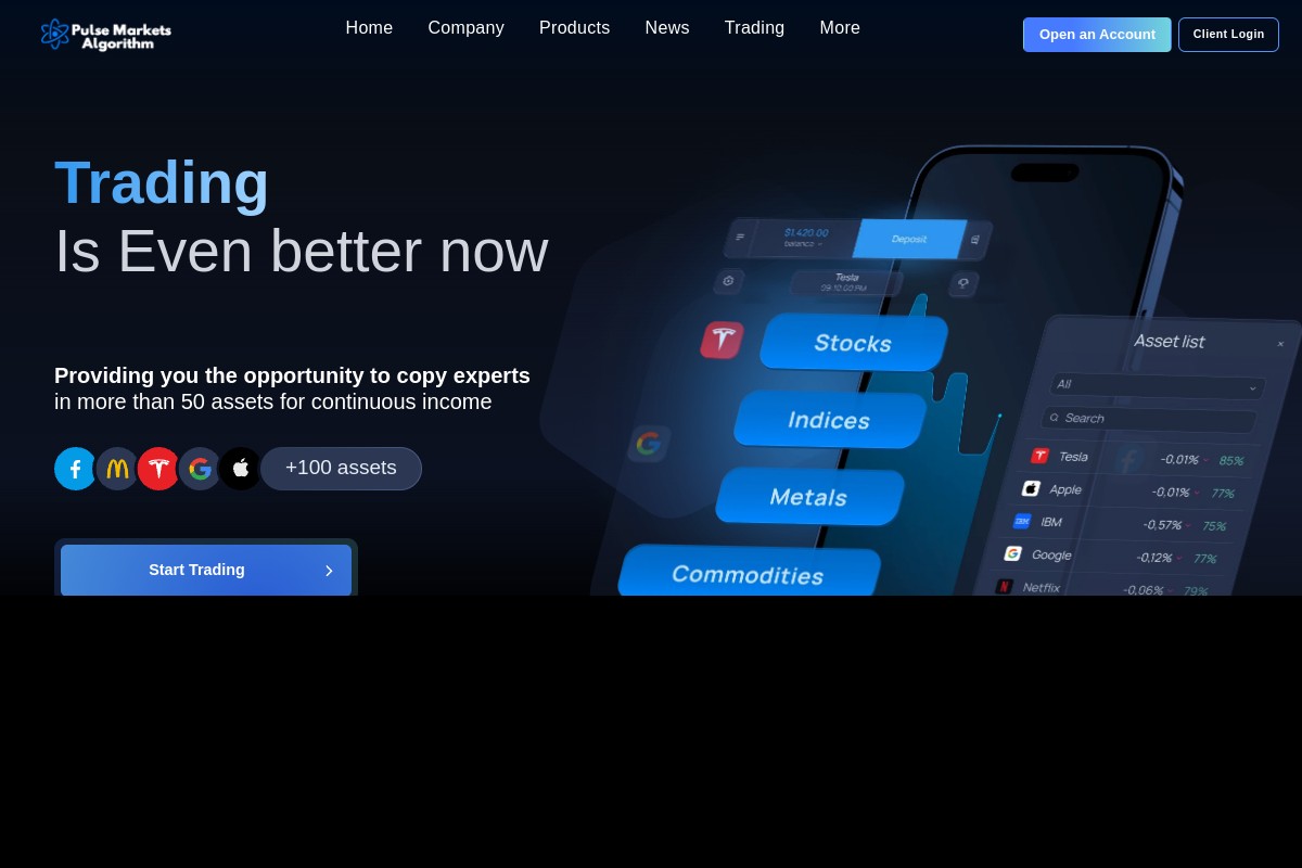 ​PULSEMARKETSALGO.COM EXPOSED: UNLICENSED ALGO TRADING BOT & WITHDRAWAL LOCK TRAP