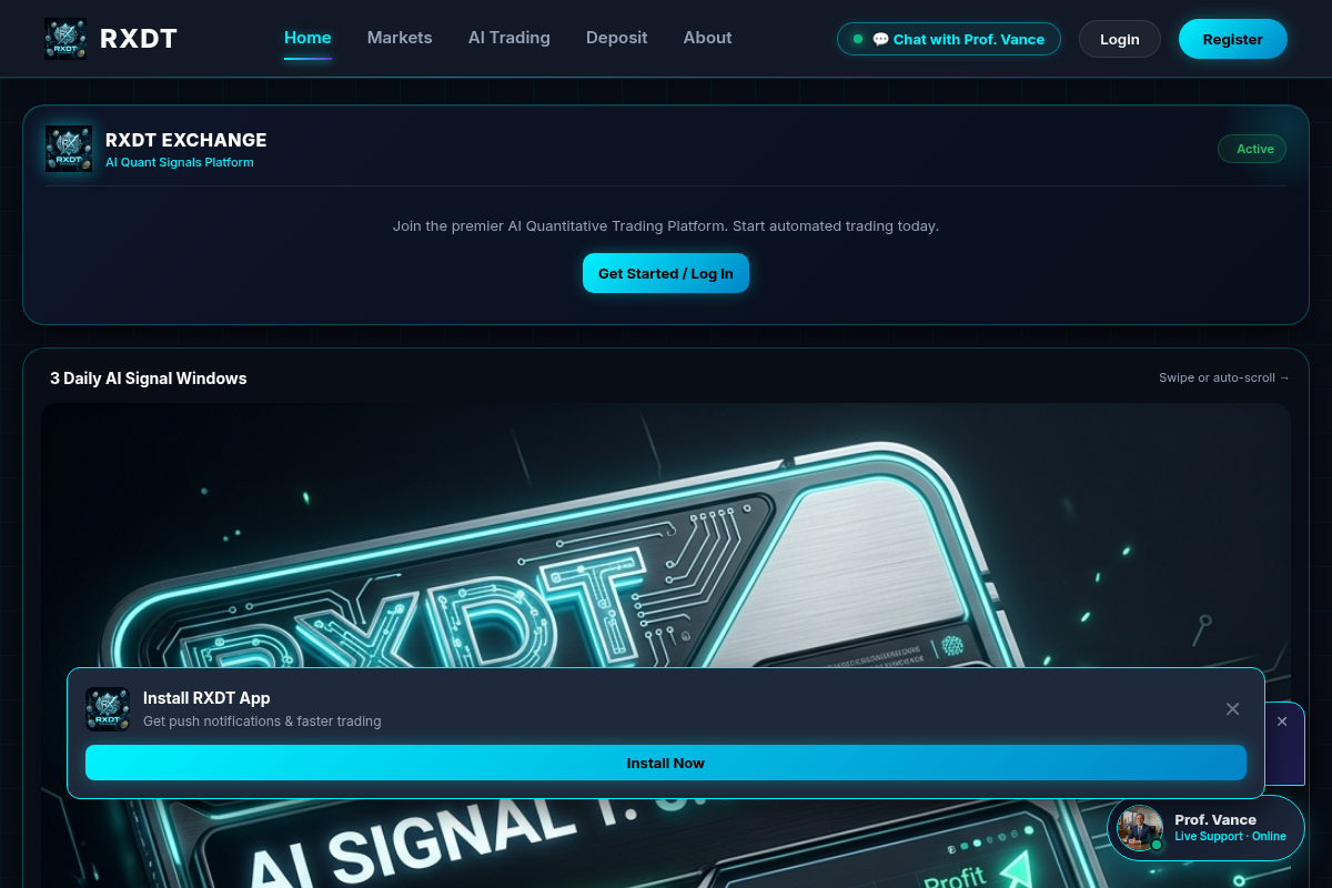 rxdt.site Review | Is RXDT Exchange Legit or Scam? AI Crypto Trading Warning