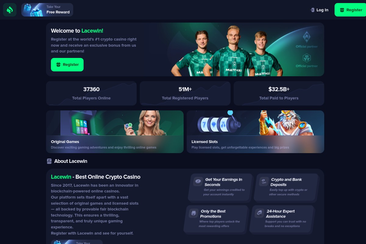 play.lacewin.com Review | Is Lacewin Legit or Scam? Crypto Casino Warning