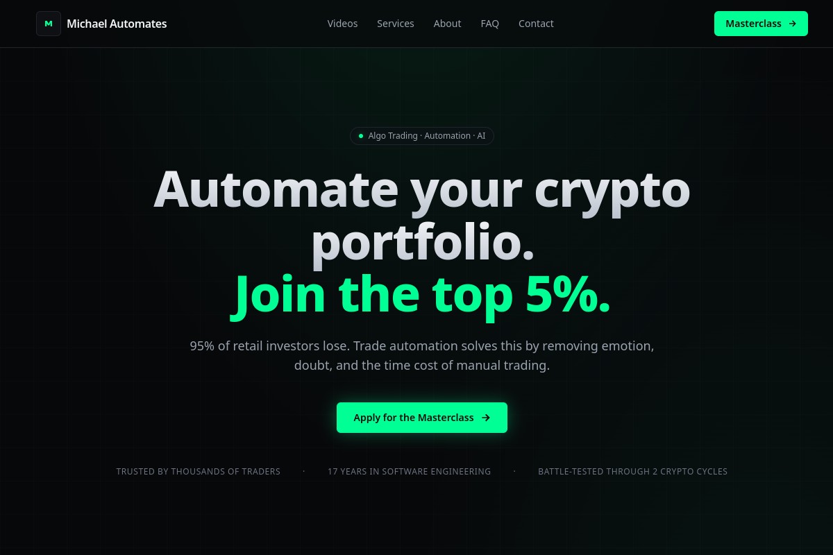michaelautomates.com Review | Is Michael Automates Legit or Scam? Crypto Trading Warning