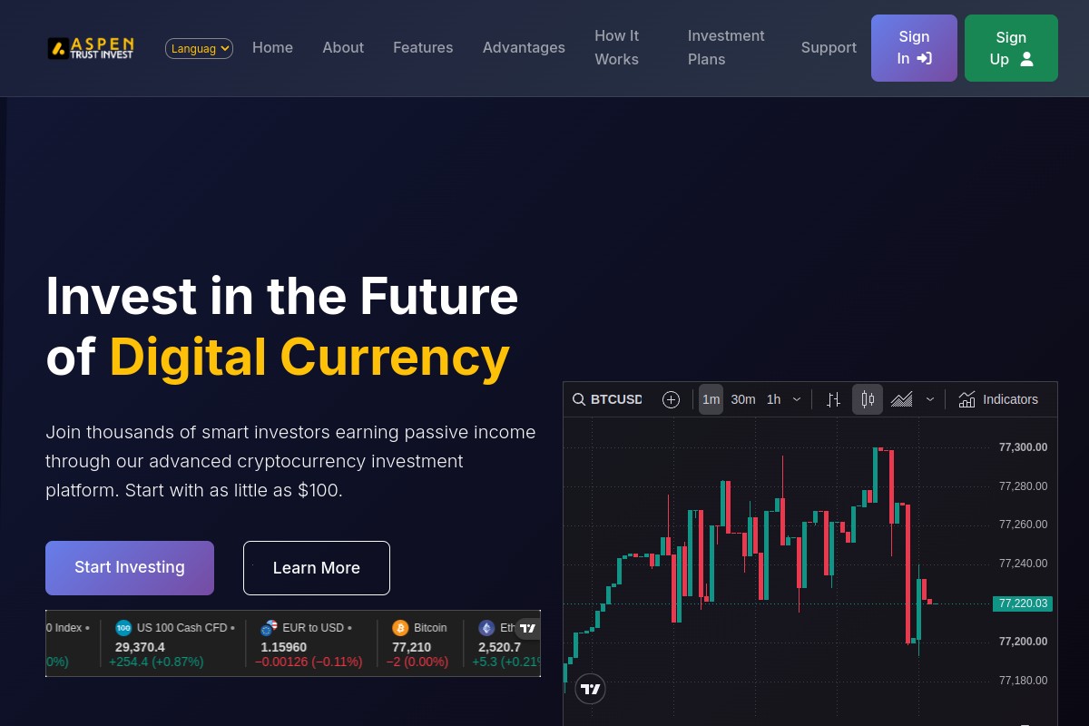 ASPENTRUSTINVEST.COM EXPOSED: UNLICENSED BROKER & WITHDRAWAL LOCK TRAP