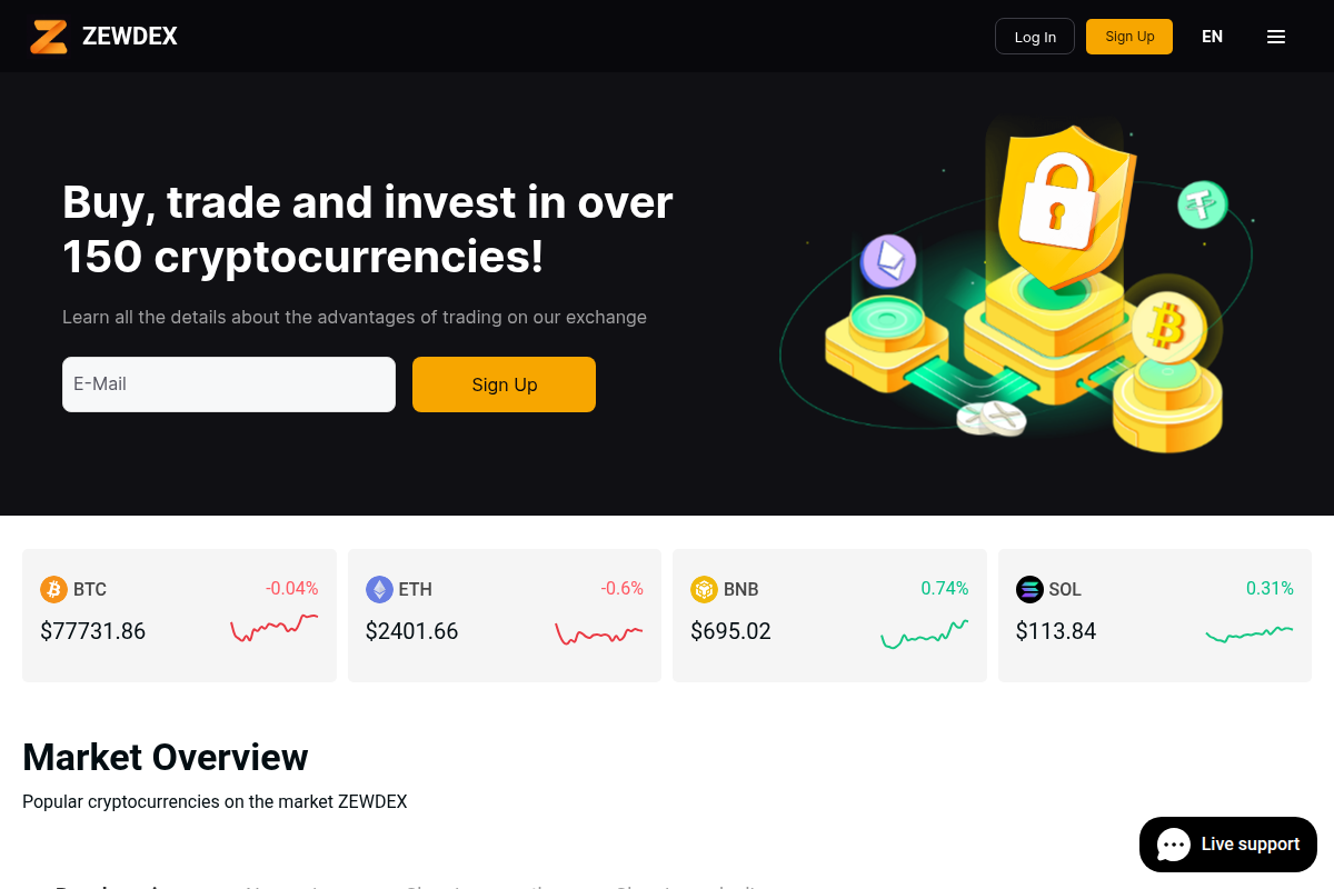 Zewdex.com Review | Is Zewdex Legit or Scam? Crypto Exchange Investigation