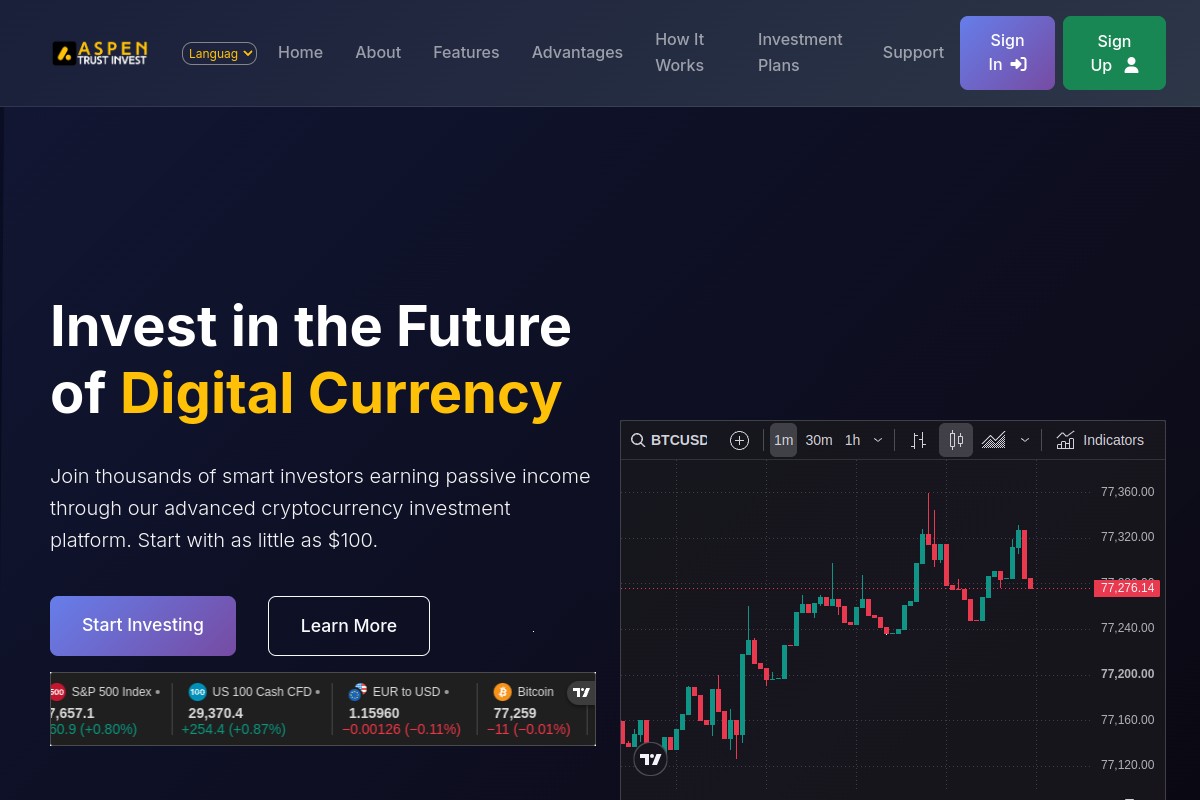 AspenTrustInvest.com Review | Is Aspen Trust Investments Legit or Scam?