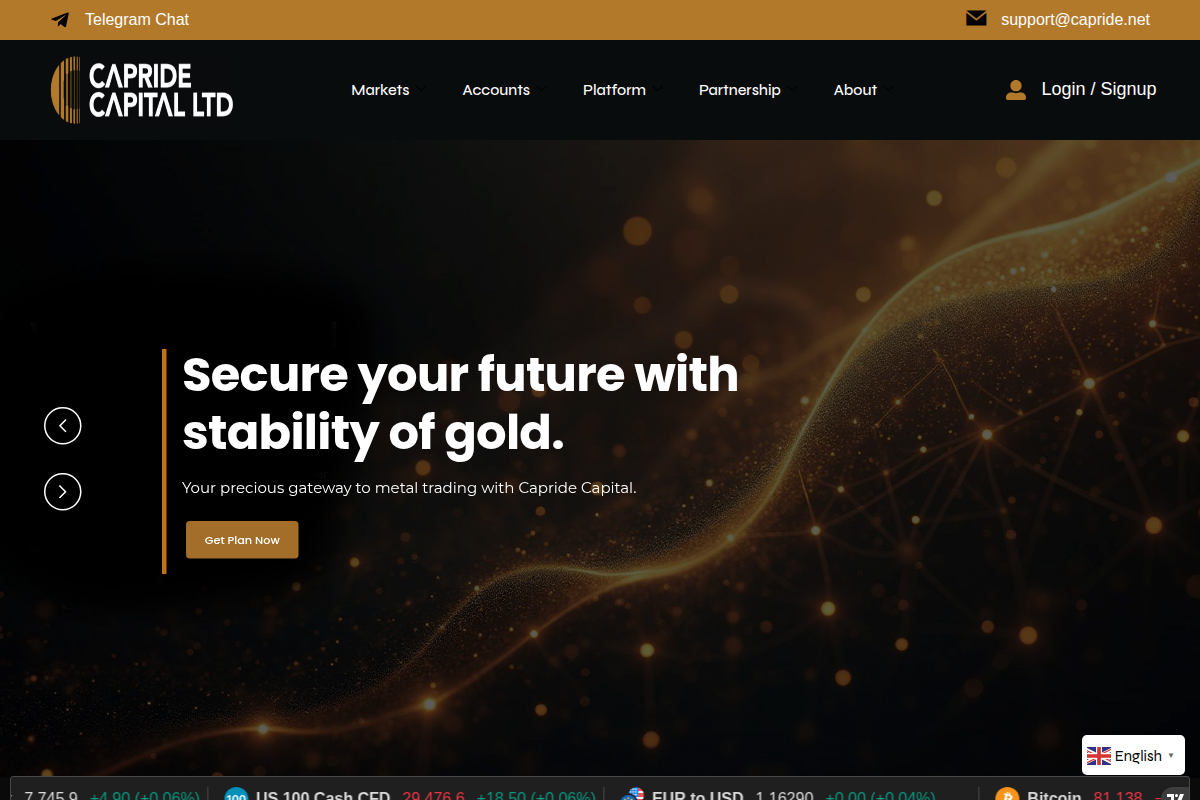 capridecapital.com Review | Is Capride Capital Legit or Scam? Investment Platform Warning