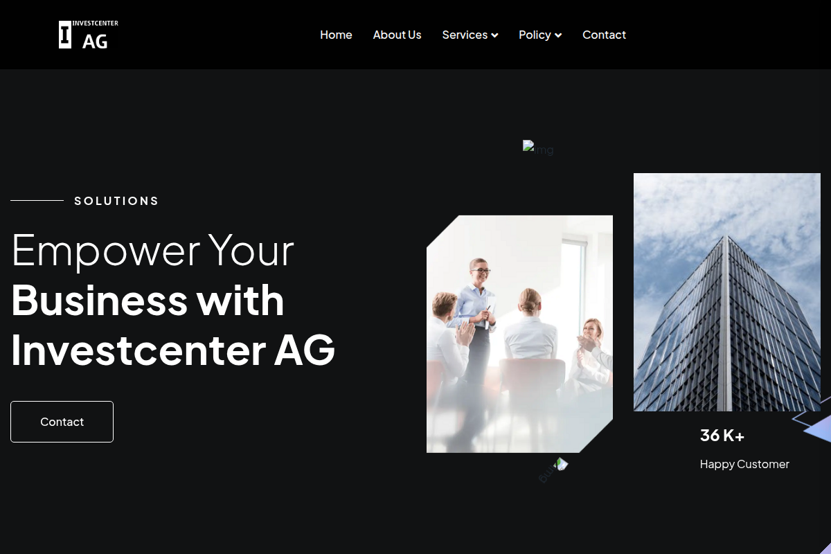 Investcenter-ag.com Review | Is InvestCenter AG Legit or Scam? Investment Platform Warning