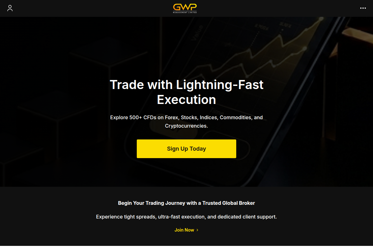 gwpmanagementltd.com Warning | Watch For Withdrawal Support