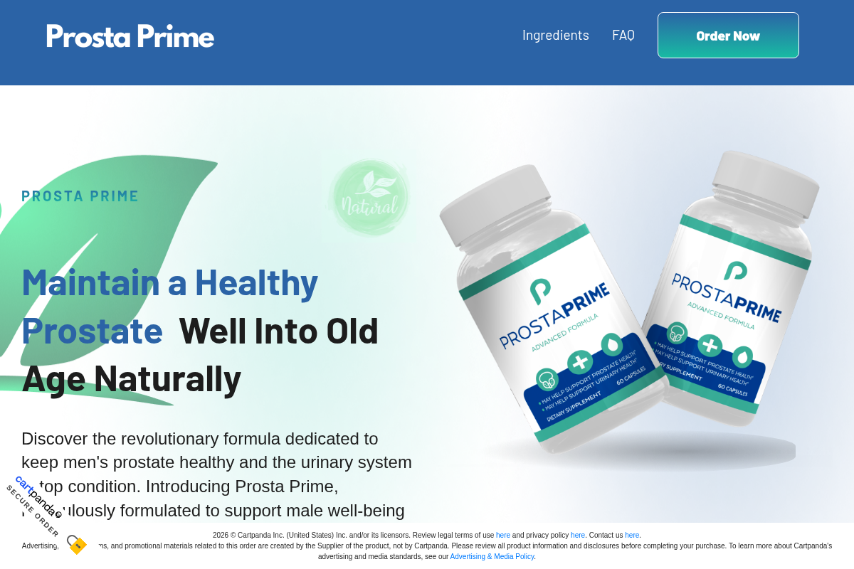 PROSTAPRIME.COM EXPOSED: THE TRUTH BEHIND SUPPLEMENT BILLING TRAPS